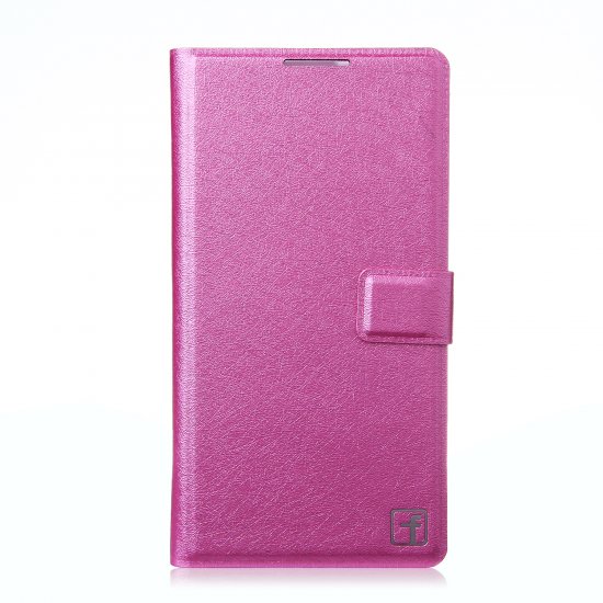 Fashion Flower Show Leather Stand Case Cover for Coolpad 8736 Smartphone Rose