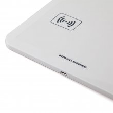 QI 6.6 Inch 2-in-1 Wireless Charger for QI Standard Smartphone White