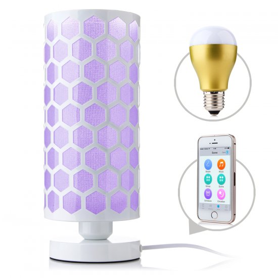 X-light E27 LED Smart Bluetooth RGB Lamp Remote Control For iPhone Android Smart Phone