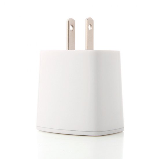 Dual USB 2.1A 10W AC Travel Wall Charger for iPhone iPad Smartphone White