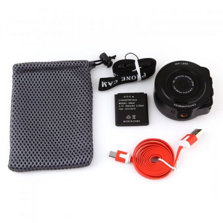 AMKOV Sangmax SP-W501 Wireless WiFi Direct 5X Zoom 14MP Lens Camera Self-timer Black