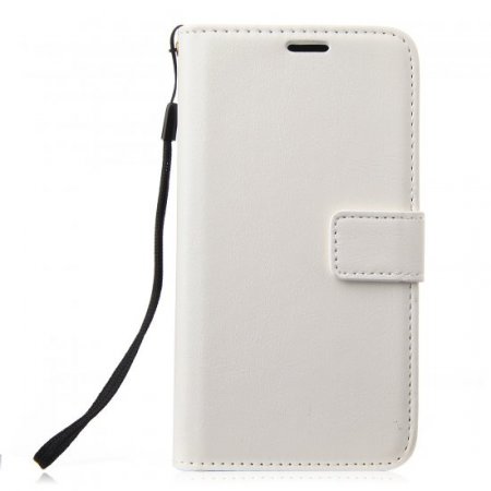 Fashion Multifunctional Pocket Style PU Leather Stand Case for Samsung Galaxy S5 White