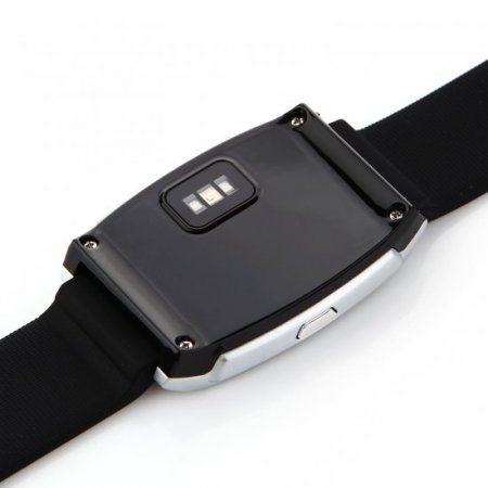 U Watch UX Bluetooth Watch Heart Rate Monitor for iOS And Android Smartphones Silver