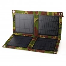 10W Foldable Portable Soalr Charger Bag For Digital Devices (4 Section)