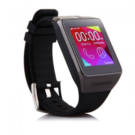 Atongm W008 Smart Watch Phone Bluetooth Watch 1.54 Inch Pedometer Anti-lost Black