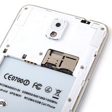 N3 Smartphone Android 4.2 MTK6589 Quad Core 5.7 Inch 1GB 8GB IPS HD Screen- White