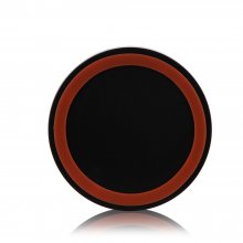 Q5 Portable Mini Wireless Charger Pad for Qi Compliant Devices Orange&Black