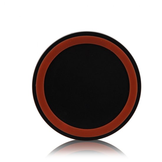 Q5 Portable Mini Wireless Charger Pad for Qi Compliant Devices Orange&Black