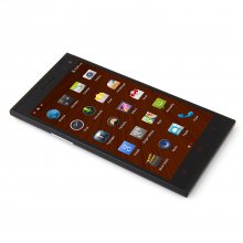 C1000 Smartphone Android 4.4 MTK6582 5.5 Inch Finger Scanner OTG Air Gesture Black