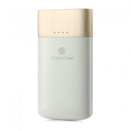 ADO KPOW8 9000mAh QC2.0 Two-way Quick Charge Power Bank Dual USB Output White