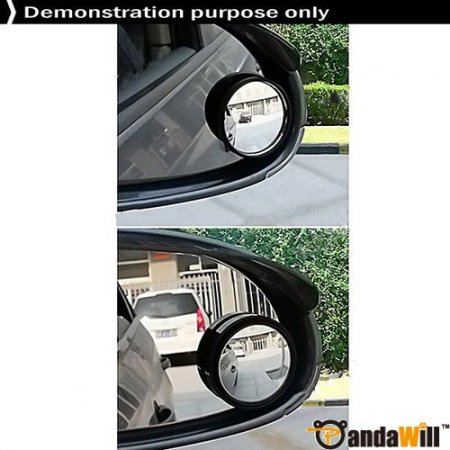 5pcs Auxiliary Round Mirror for Car Rearview Mirror Silver out let
