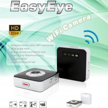 EasyEye HD 720P WiFi Camera & Car DVR IP Camera for iPhone Android Smartphone Black