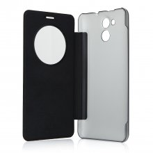 Original S-View Flip Cover Protective Case Battery Case for Elephone P7000- Black