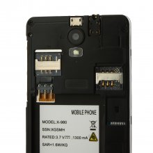 X980 Smartphone Android 4.2 MTK6572M 4.0 Inch Wifi FM Bluetooth White