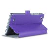 S-view Flip Cover Case Stand for ZTE Nubia Z7 mini Smartphone Purple