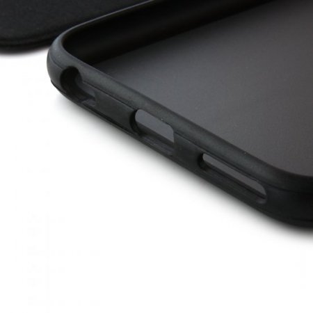 Fashion Protective Flip Cover Case For iPhone 6 Smartphone Black