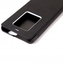 Original Protective S-View Flip Cover Case For THL 5000 Smartphone Black