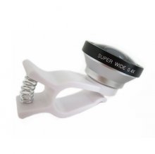 OD-005 Super Wide 0.4X Detachable Lens for Digital Camera & Smartphone Silver