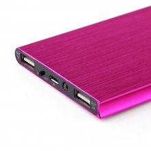 IHT P-18 18000mAh Dual USB Power Bank for iPhone iPad Smartphone - Rose