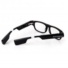 V3 Smart Glasses Camera Bluetooth Call and Music with Flash Light Mic. GPS Transparent
