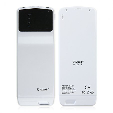 3000mAh Cager B039 Portable Power Bank External Battery With LED Display Lights