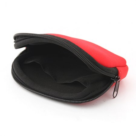Neoprene Zipper Wallet Change Purse Earphone Pouch Color Randomly