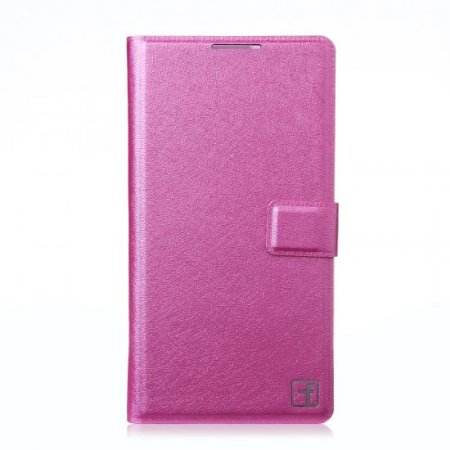 Fashion Flower Show Leather Stand Case Cover for Coolpad 8736 Smartphone Rose