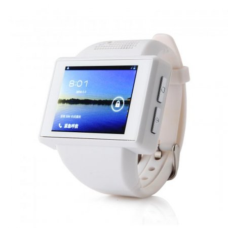 An1 Smart Watch Phone 2.0 Inch MTK6515 Android 4.1 Camera GPS WiFi - White