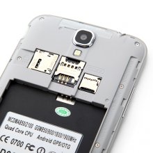 HD9000 Smartphone Android 4.2 MTK6589 1GB 8GB 6.0 Inch HD 3G OTG Air Gesture - Black