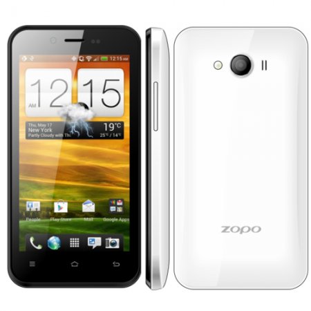 ZOPO ZP600+ Infinity Smartphone Naked Eye 3D MTK6582 Quad Core Android 4.2 3G WCDMA 850/900/2100MHz- White