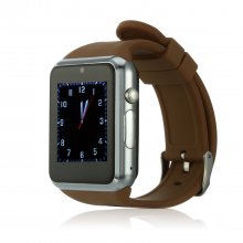 ZGPAX S79 Smart Watch Phone 1.54 Inch Touch Screen Bluetooth Camera FM Brown