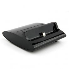 3 in 1 Battery Charger + OTG + Micro USB Charging Dock Base for Samsung i9500 Black Color