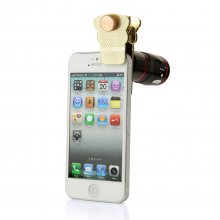 Universal 4in1 10X Telephoto lens + Wide angle Lens + Micro Lens + Fisheye Lens Black