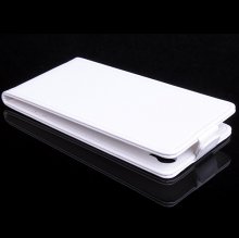 Leather Flip Cover Case Protect Case for Cubot X9 Smartphone White