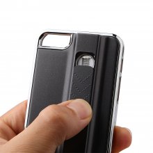 Back Case Back Cover with Electronic Lighter for iPhone 5 Black