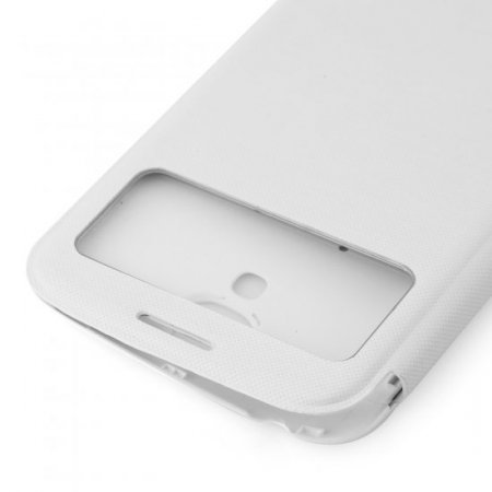 High Quality Protective Flip Cover for iNew i7000 Smartphone - White