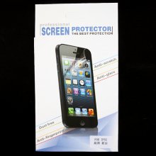 2pcs Professional Anti-glare Anti-scratch Front and Back Screen Protector for iPhone 5/5s/5c