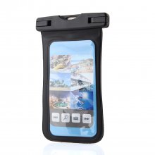 Waterproof Dry Pouch Bag Protector Case Cover For All Cell Phone/iPhone 5 - Black