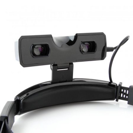 27" Virtual Screen Personal 2D/3D Viewer Headband Video Glasses Cinema 16:9 with AV-In