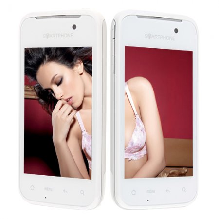 HG21 Smart Phone Android 2.3 OS TV WiFi 3.5 Inch Multi-touch Screen- Grey