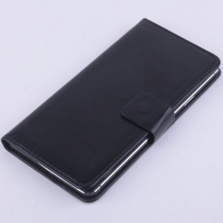 Flip Leather Cover Stand Case for ECOO E02 Pro Shinning Smartphone Black