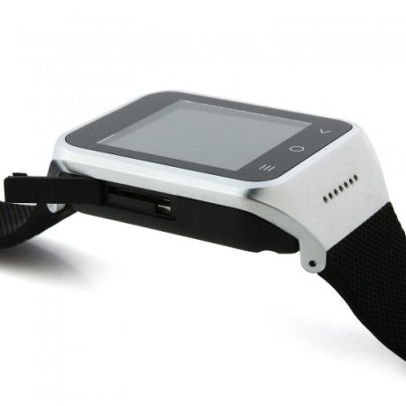 ZGPAX S8 Watch Phone Android 4.4 MTK6572W Dual Core 1.54 Inch 3G 512MB 8GB GPS Silver