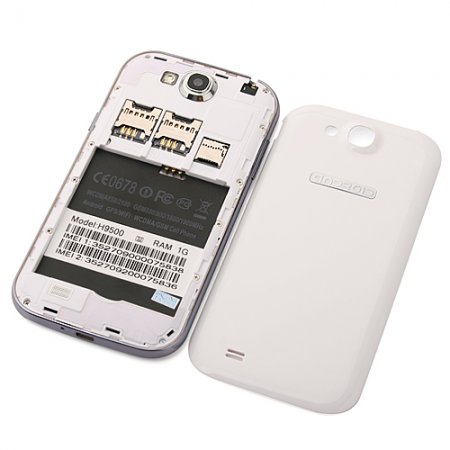 Feiteng H9500 S4 Smartphone Android 4.2 MTK6582 5.0 Inch HD Gorilla Glass OTG- White