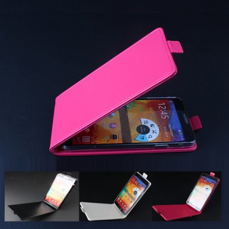 Leather Flip Case Cover for SAMSUNG Galaxy Note 3 Smartphone 3-color