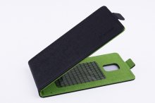 Leather Flip Cover Stand Case for DOOGEE DG310 Smartphone Black