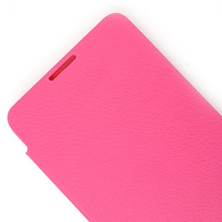 Portable Leather Flip Case Cover for Samsung Galaxy Note III Rose