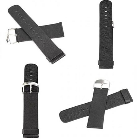 Baseus PU Leather Classic Buckle 38mm/42mm Watchband Strap for Apple Watch Black