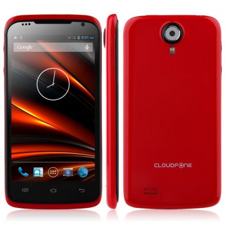 CloudFone Excite 470q Smartphone MTK6582 Android 4.2 1GB 4GB 4.7 Inch 3G GPS- Red