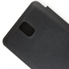 Portable Leather Flip Case Cover for Samsung Galaxy Note III Black