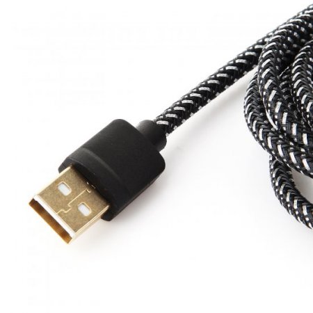 4FT 1.26m LED Smart Display Super Charging Cable Black